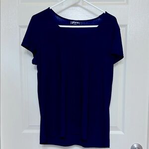 Gitane Navy Short Sleeve Tee Made in Canada Classic Timeless Sporty fits L - XL